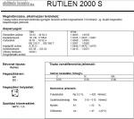 Elektróda Rutilen 2000 2.0 mm